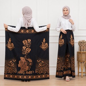 Sarong indonesiano batik da donna, gonna avvolgente, abito tradizionale floreale mandala, Goyor pareo giavanese, abbigliamento da spiaggia boho, lungi di cotone, regalo boho