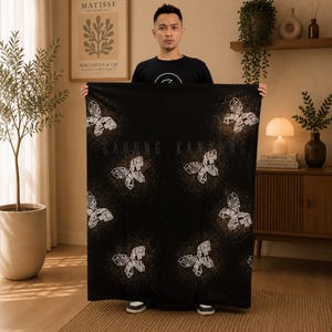 Modern Ngendhaleni Dhiri Batik Sarong Calligraphy Javanese Script Wrap SkirtPremium CottonLungi DressUnisex Beach Pareo Ethnic Boho Men Gift