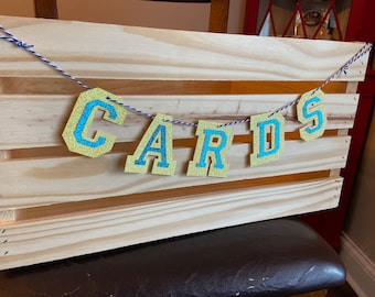 Card Box Banner for Graduation Party