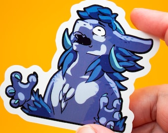 Winterbold The Light Vinyl Sticker - Kobold VRChat Furry Sticker