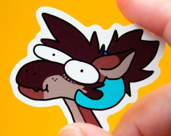 TubbyTubs Winterbold Vinyl Sticker - Kobold VRChat