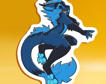 Nardodagon Vinyl Sticker - Nardo VRChat Furry Avatar Sticker