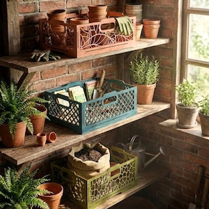 Scatola portaoggetti impilabile tagliata al laser, 9 modelli, legno da 3 mm (file digitali - svg, dxf, ai, pdf)