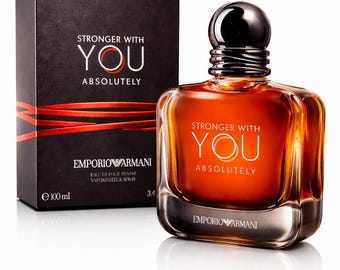 Giorgio Armani Stronger With You Absolutely EDP 3.4 oz / 100 ml | Men's Luxury Fragrance