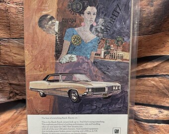 Vtg 1967 Buick Electra 225 Print Ad Classic Car GM Auto Advert Original Europe
