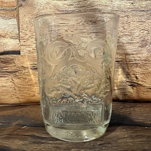 Vintage 2000 Disney World Mickey Mouse Animal Kingdom McDonald's Glass Tumbler image 2
