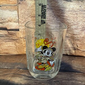 Vintage 2000 Disney World Mickey Mouse Animal Kingdom McDonald's Glass Tumbler image 7