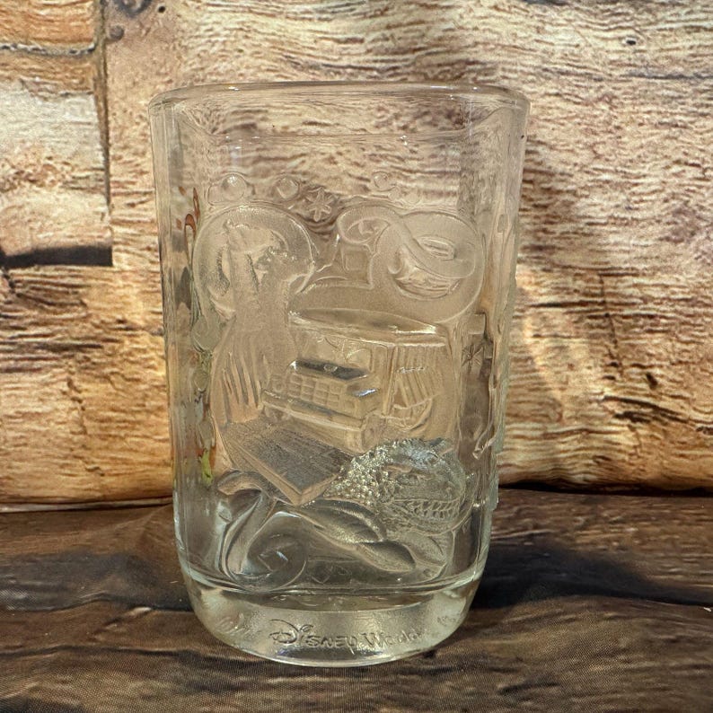 Vintage 2000 Disney World Mickey Mouse Animal Kingdom McDonald's Glass Tumbler image 4