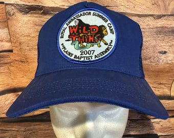 Royal Ambassador Summer Camp "Wild Things" 2007 Plains Baptist Assembly Hat Cap