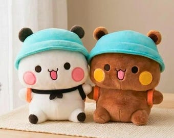 Bubu & Dudu Panda Plush Pair – 20cm Soft Stuffed Toys