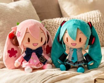 Muñecos de peluche de Hatsune Miku Sakura Miku – Juguete coleccionable de anime para abrazar