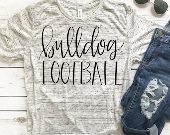 Bulldog Football SVG, Bulldog SVG, Football SVG, Cricut svg, Silhouette svg, Cut File