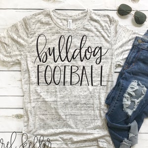 Bulldog Football SVG, Bulldog SVG, Football SVG, Cricut svg, Silhouette svg, Cut File