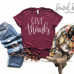 Give Thanks SVG file, Hand Lettered SVG, Thanksgiving SVG, Cricut svg, silhouette svg