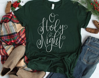 O Holy Night SVG, O Holy Night Cut File, Christmas SVG, Cricut svg, silhouette svg