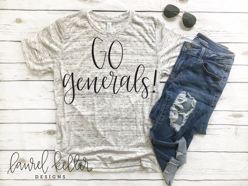 Cricut SVG Silhouette svg Go Generals SVG file Hand Lettered SVG
