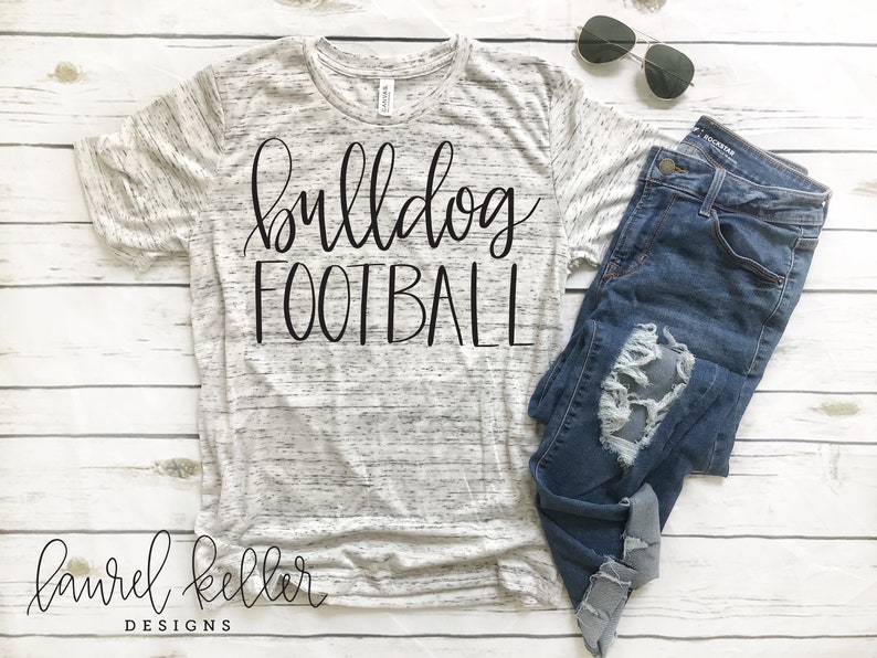 Bulldog Football SVG, Bulldog SVG, Football SVG, Cricut svg, Silhouette svg, Cut File image 1