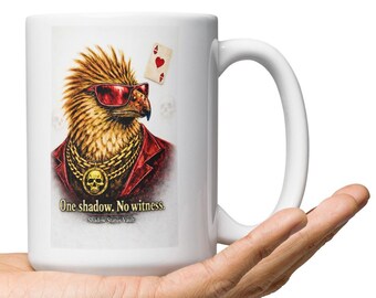 Edgy Eagle Coffee Mug – Streetwear Animal Art Cup