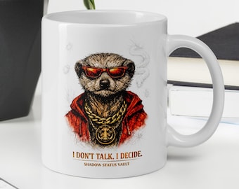 Streetwear Meerkat Coffee Mug | Urban Art Ceramic Cup (11oz)
