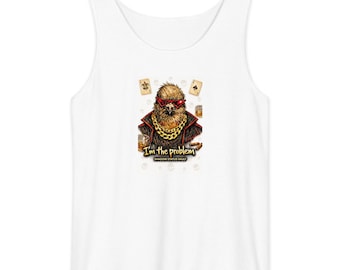 Pigeon graphic streetwear dyed tank top - Symbol of power | Shadow Status Vault