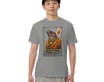 Frogmouth graphic streetwear t-Shirt - Symbol of power | Shadow Status Vault