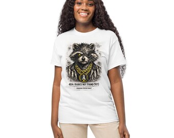 Raccoon graphic streetwear DryBlend® T-Shirt - Symbol of power | Shadow Status Vault