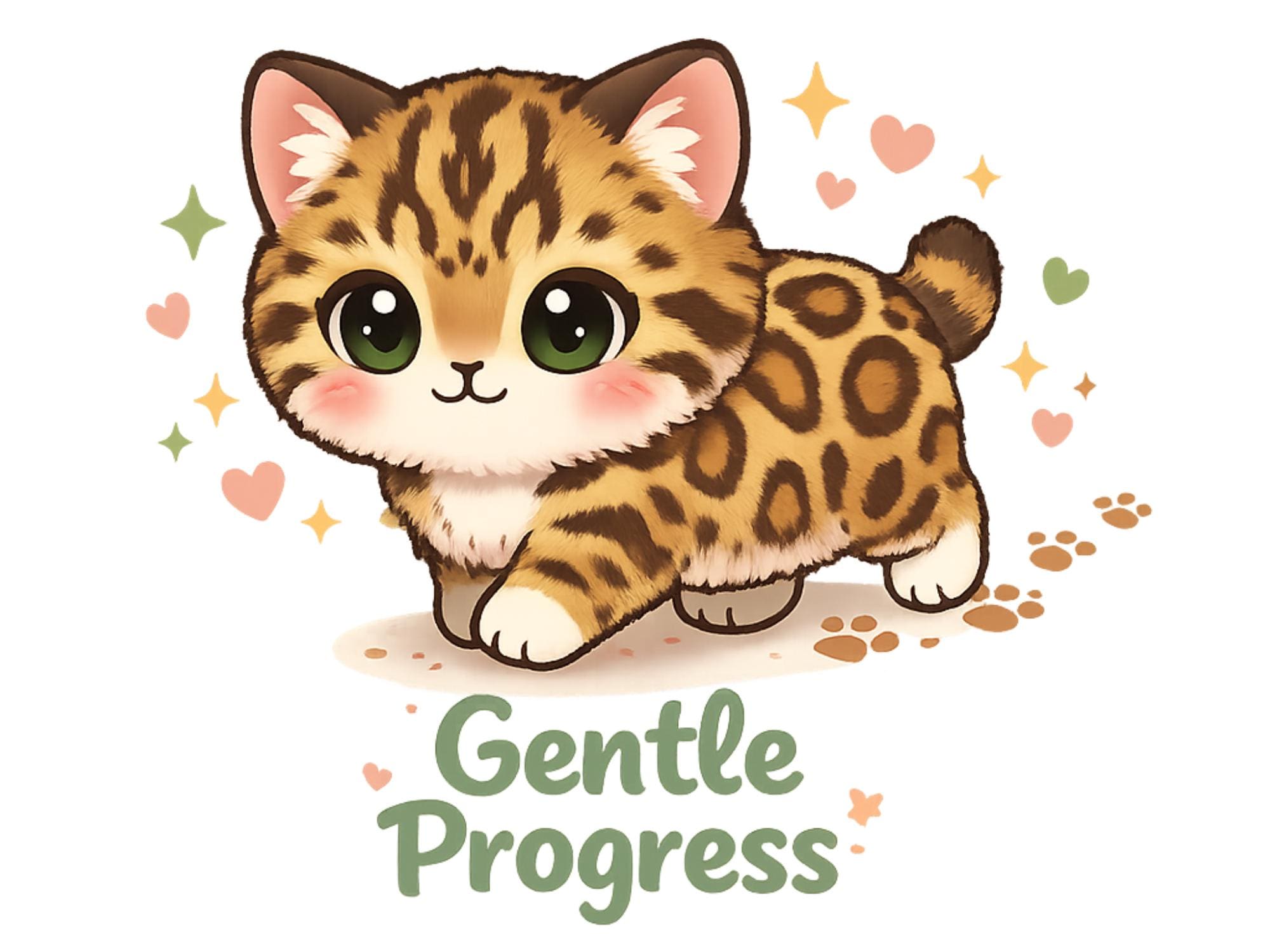 Mental Health Cat PNG Bundle, Kawaii Self Care Quotes Clipart (digital ...