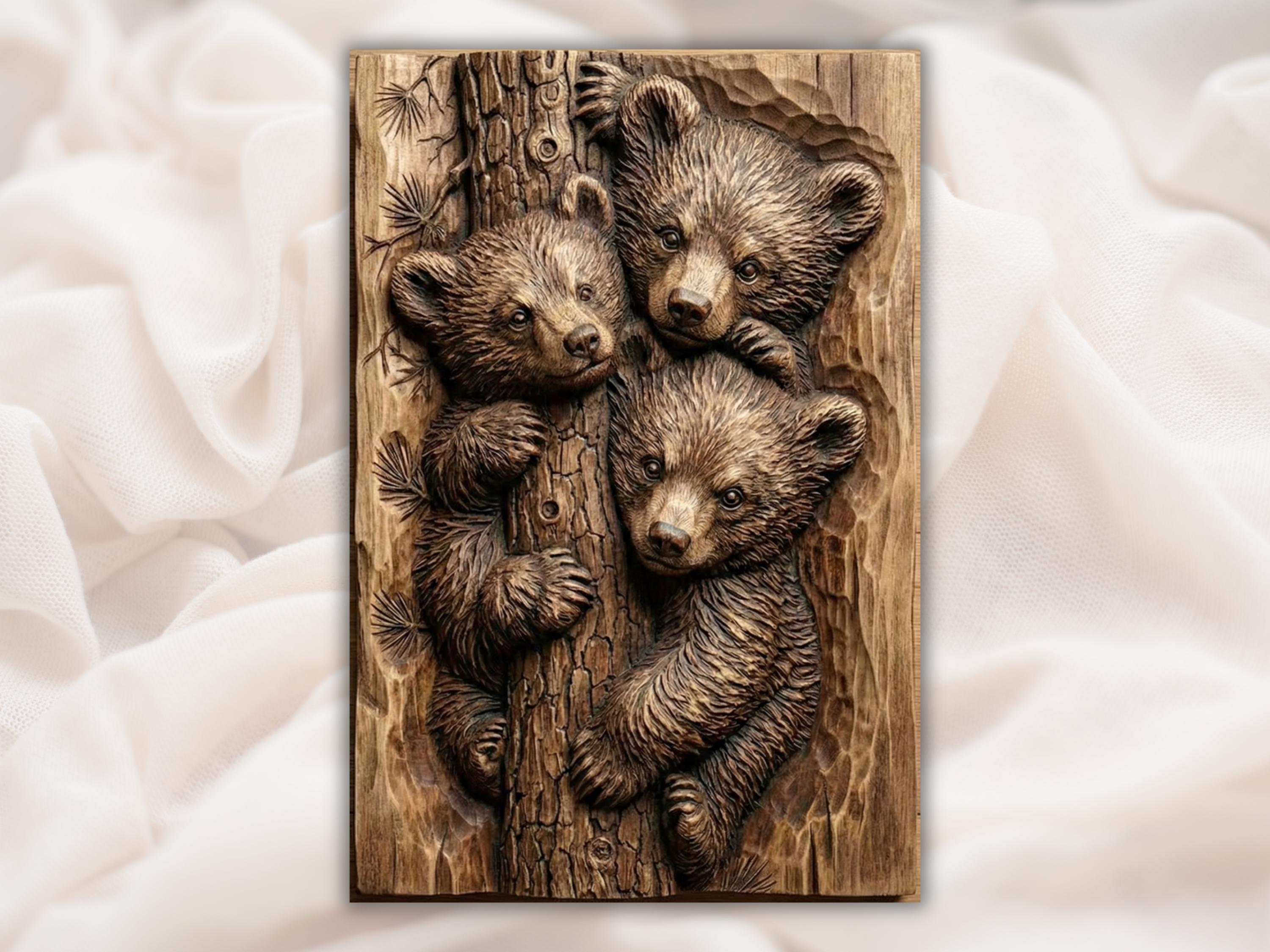 Sculpture De Chat En Bois - 216 en vente sur