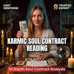 Leitura Psíquica de Contrato de Alma Cármica | Vidas Passadas, Amor, Carreira e Orientação