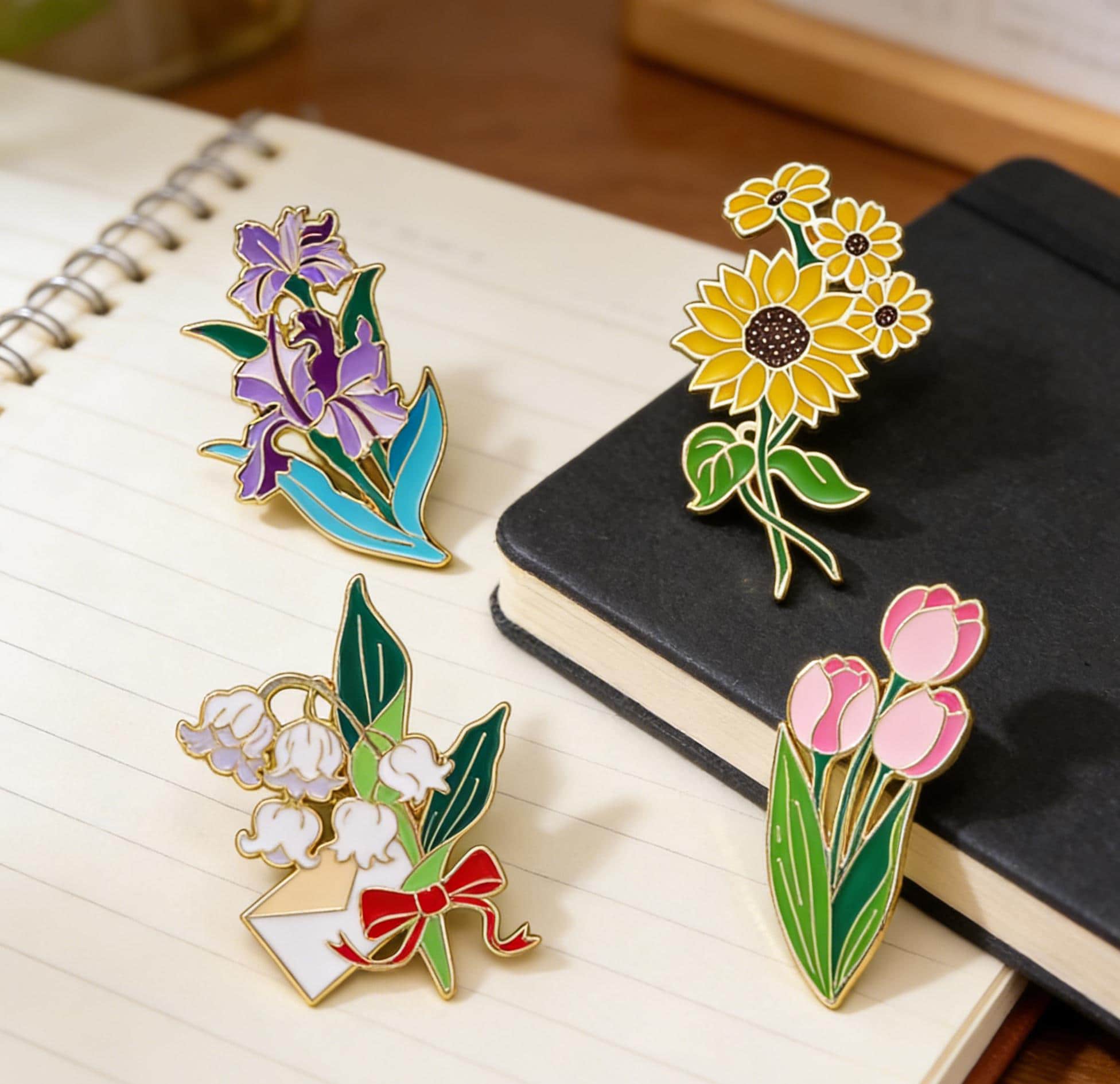 チューリップバッジ - Etsy 日本