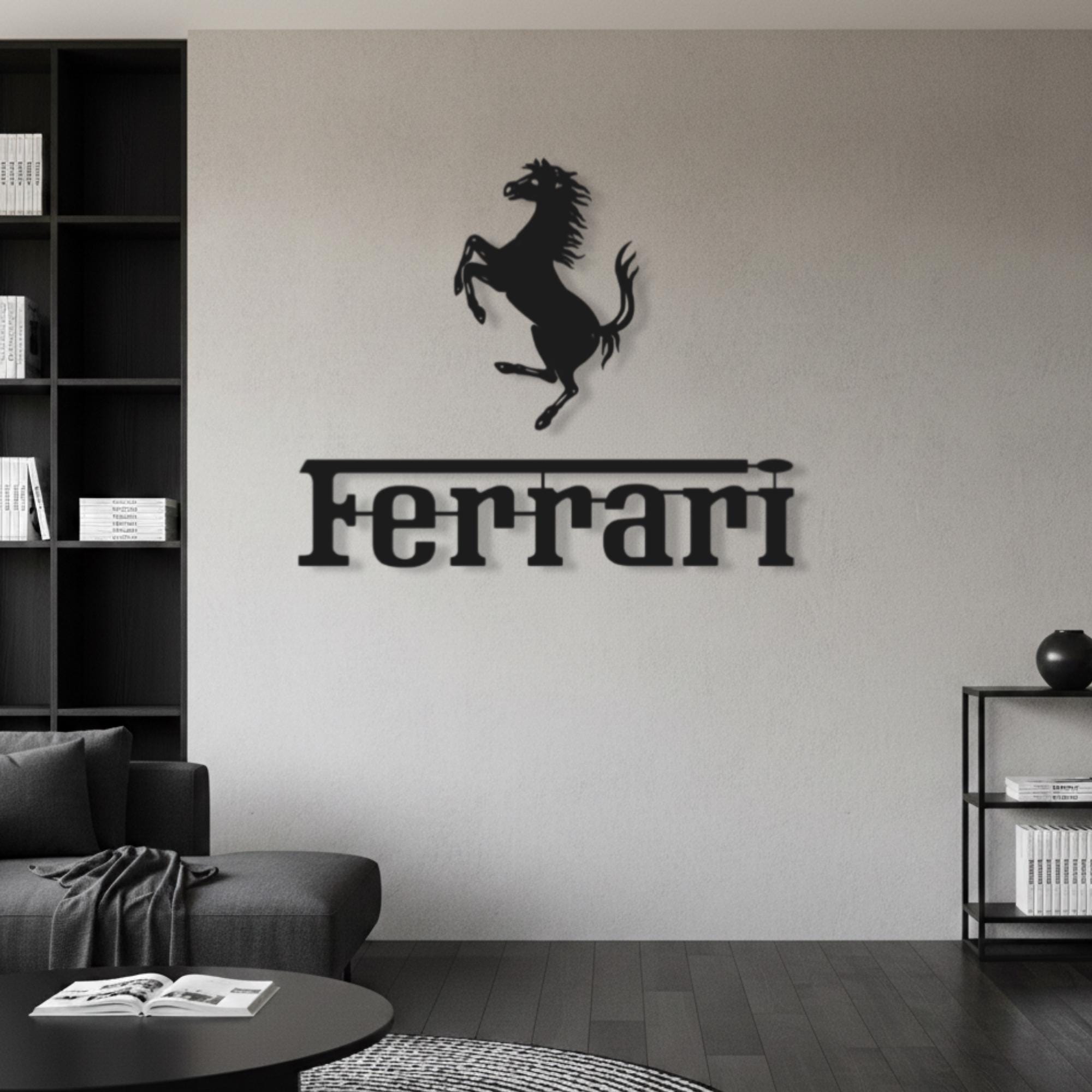Ferrari Decorative Metal Sign | Planète Vintage