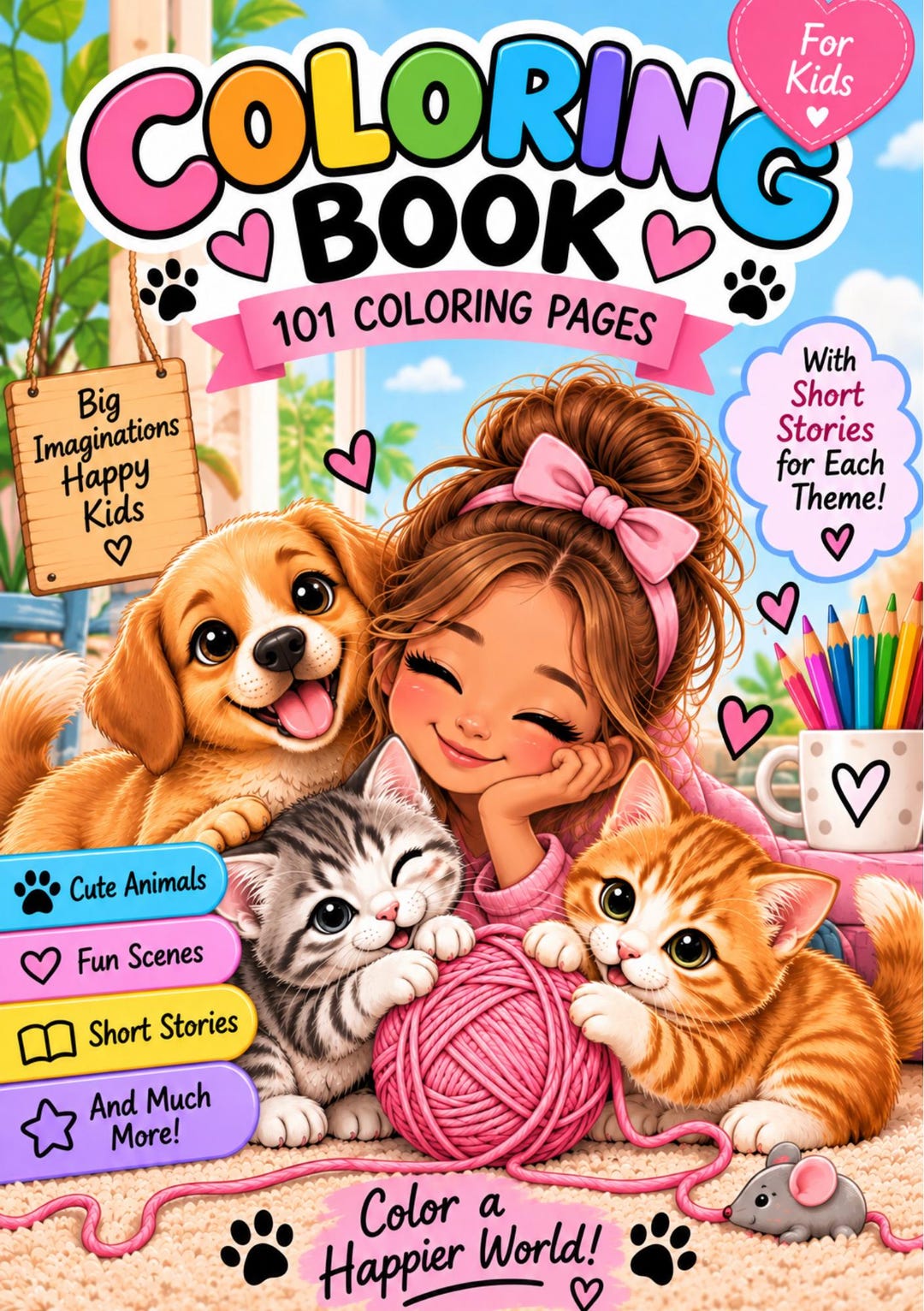 Coloring Book - 101 Coloring Pages - Etsy