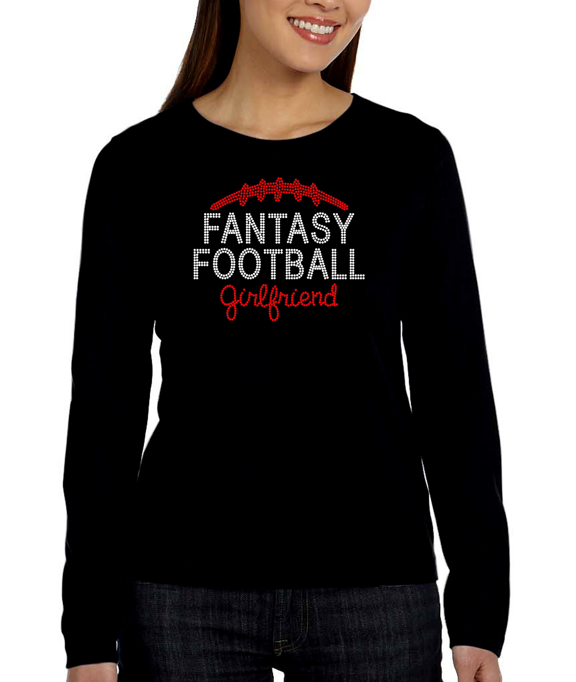Fantasy Football Girlfriend RHINESTONE Tshirt Tank Top S M L Etsy