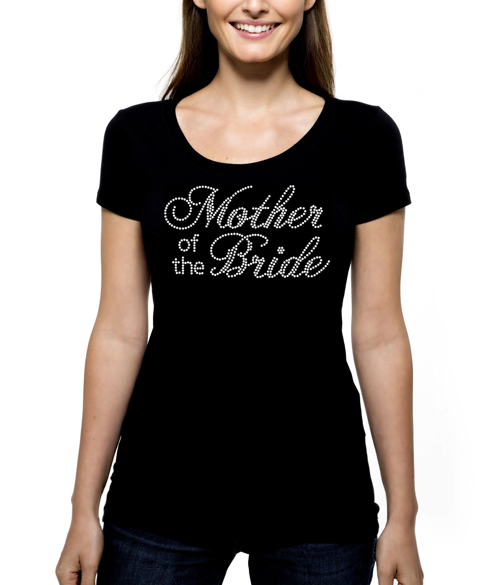 Mother of the Bride RHINESTONE Bridal T-shirt Tank Top S M | Etsy