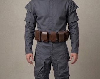 Disfraz de Boba Fett, el mandaloriano: mono de vuelo idéntico al de la película, ideal para cosplay, Comic Con, Halloween y encuentros de fans.