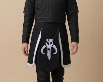 Costume da cacciatore di taglie per cosplay, set da mercenario galattico in stile mandaloriano, completo da ladro pronto per il Comic Con