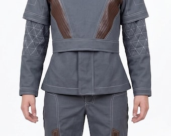 Traje de vuelo de cosplay de Bo-Katan Kryze: atuendo base de armadura mandaloriana personalizada para Comic Con, Halloween y LARP.