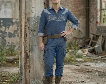 Mono de trabajador de Nuka-Cola – Disfraz de cosplay postapocalíptico, atuendo postapocalíptico para cosplay