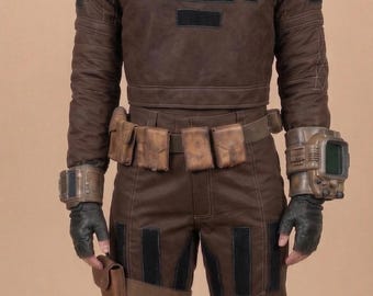 Traje de cosplay de Mandalorian: base de traje de vuelo personalizado de 3 piezas para Comic Con, eventos de fans y fiestas de disfraces.