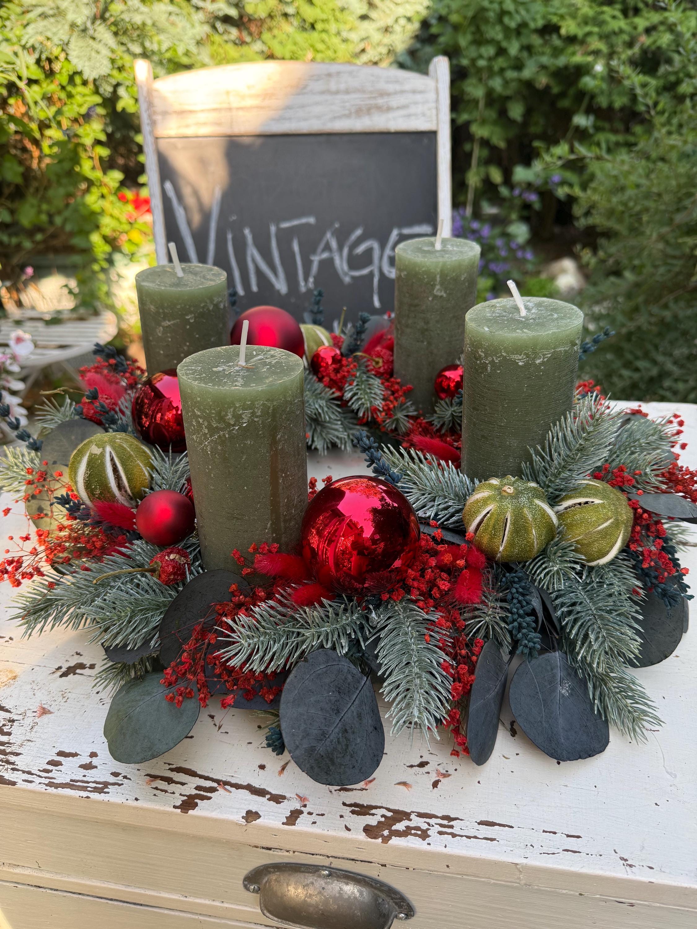 Tür adventskranz