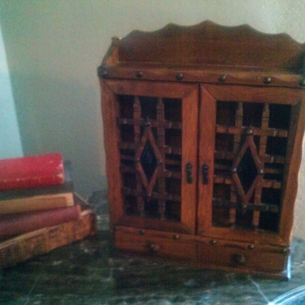 Vintage Wood Spice Rack