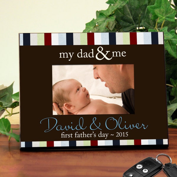 Picture Frame Personalized for Dads : Great for Father's Day, New Dads, or a Favorite Memory