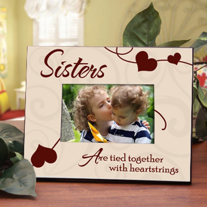 Picture Frame for Sisters Sisters are Tied Together Etsy