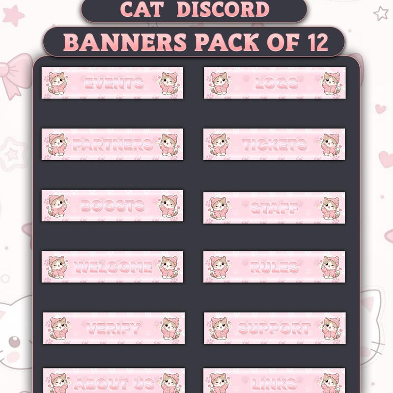 Discord Banner Cat - Etsy