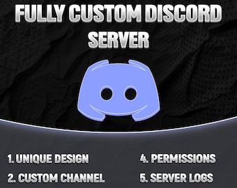 Configuración de servidores Discord personalizados / Comunidades de juegos, streaming y negocios