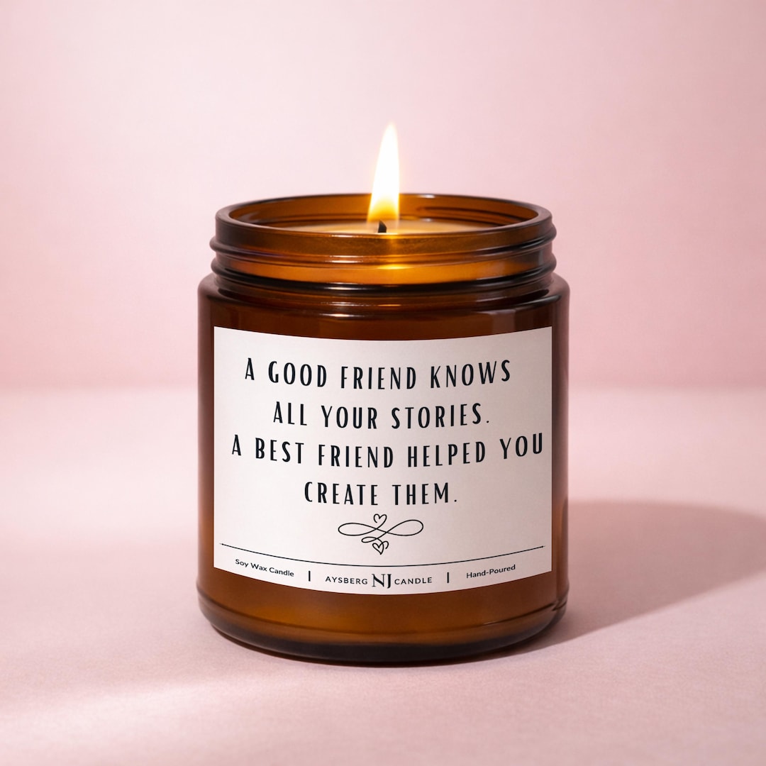 Best Friend Candle – Friendship Gift for Her, Meaningful BFF Birthday ...