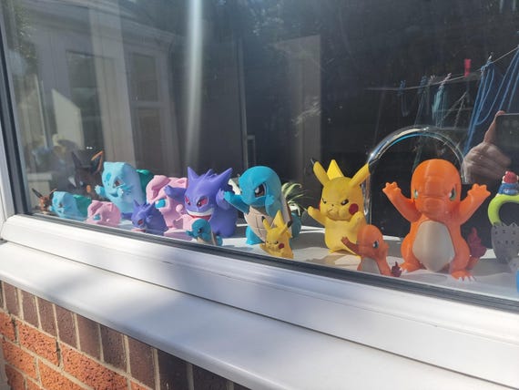 Window Pokemon Characters | Pocket Monsters | 3D Printed Designs
