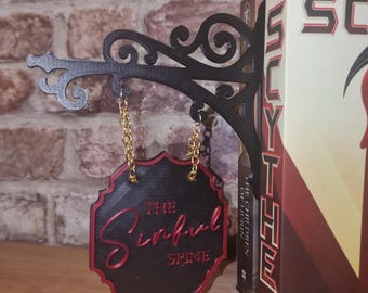 Hanging Book Signs | book labels | 3d printed