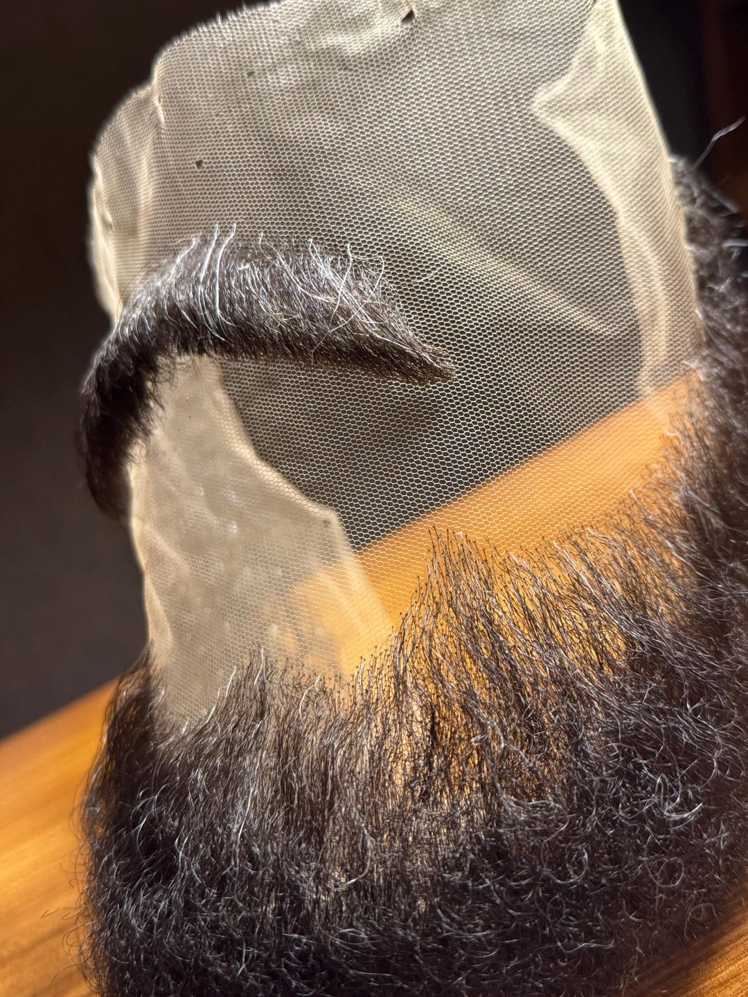 Realistic Handmade Fake Beard & Moustache Set | Custom Color | Theater ...
