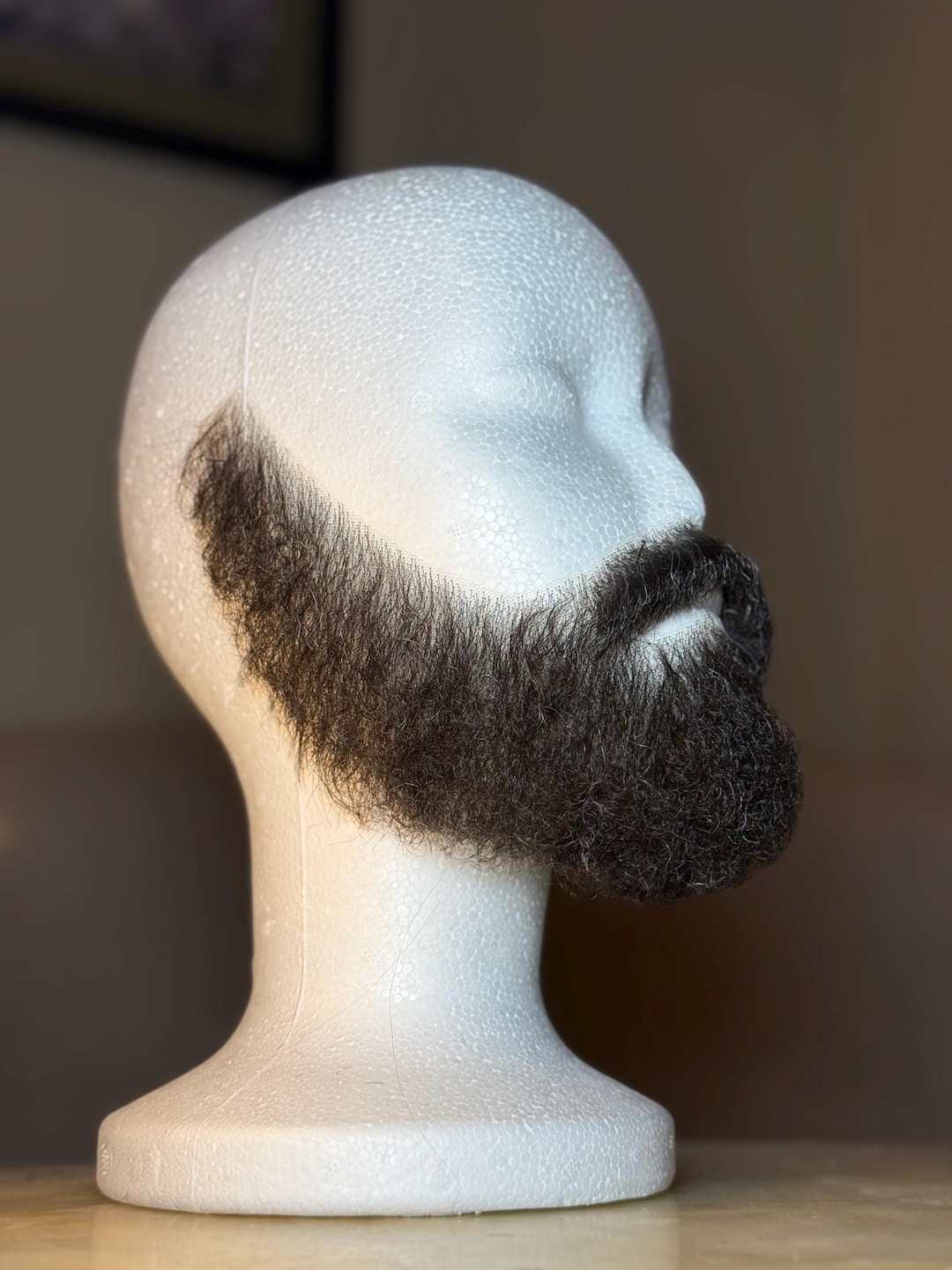 Realistic Handmade Fake Beard & Moustache Set | Custom Color | Theater ...
